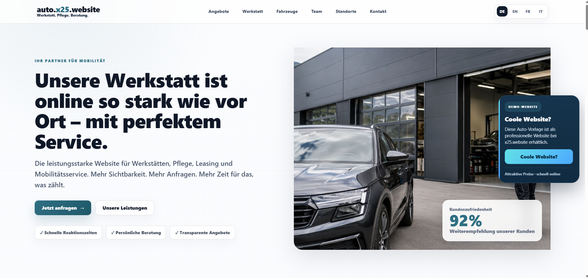 Auto WordPress Template Preview