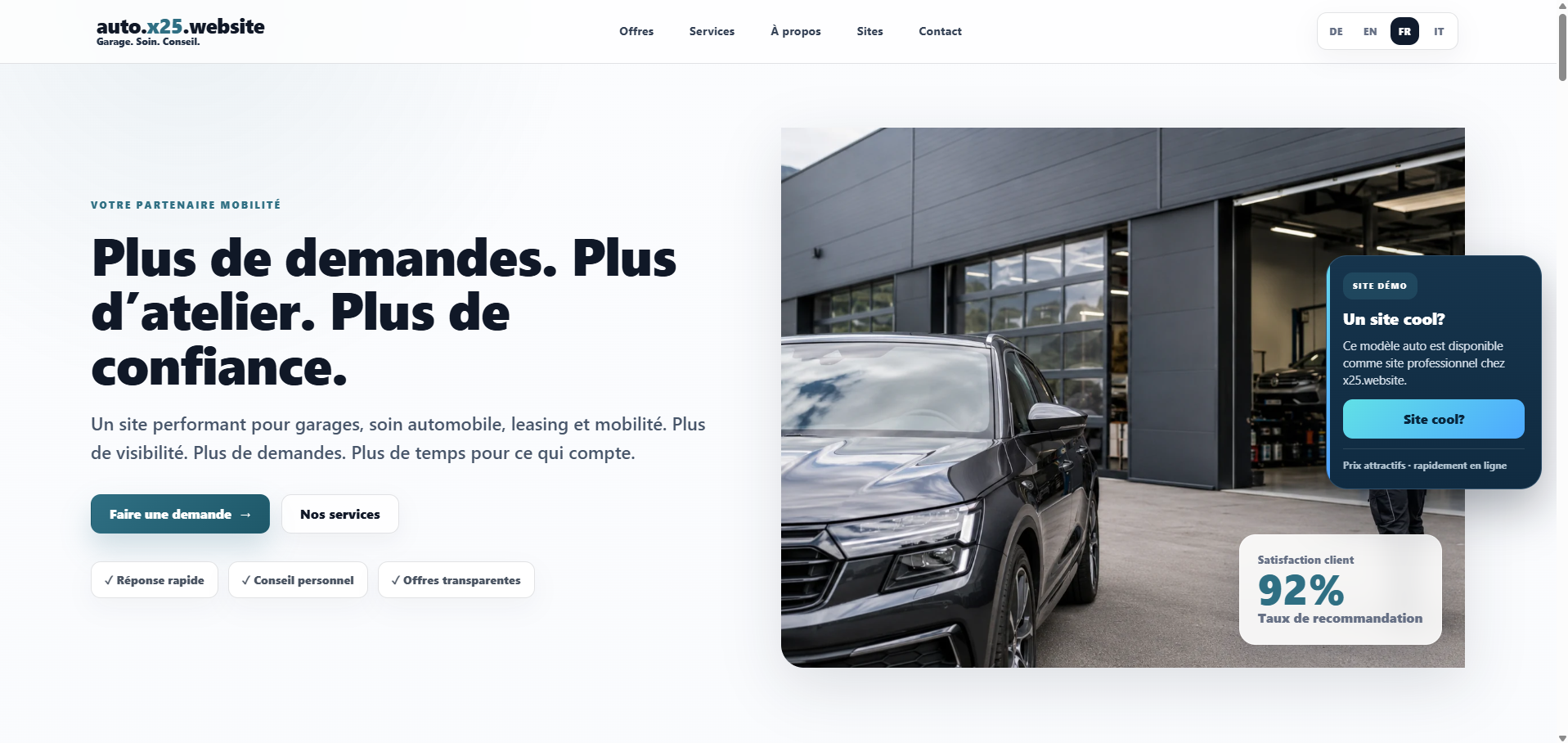 Auto WordPress Template Preview