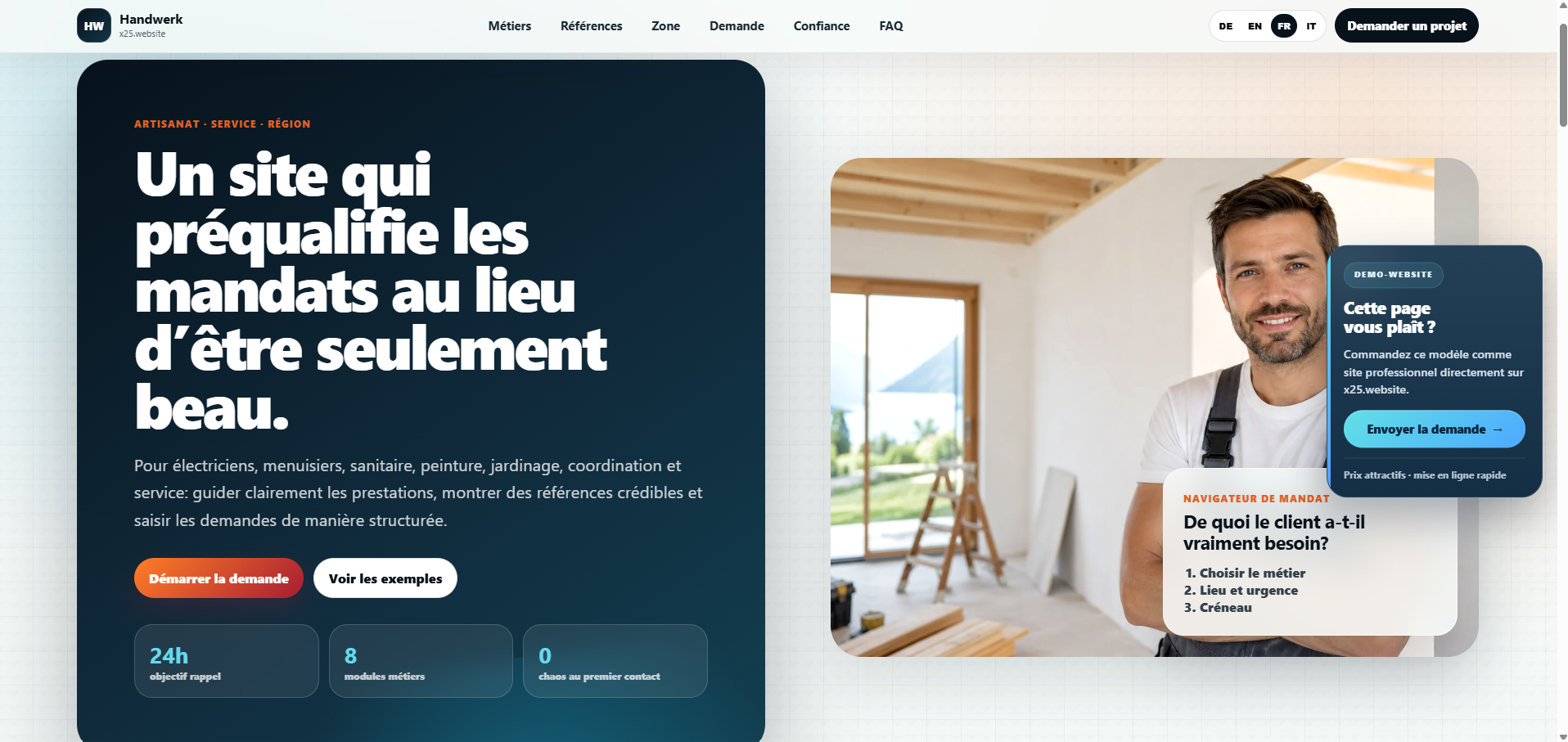 Preview Artisanat WordPress Template